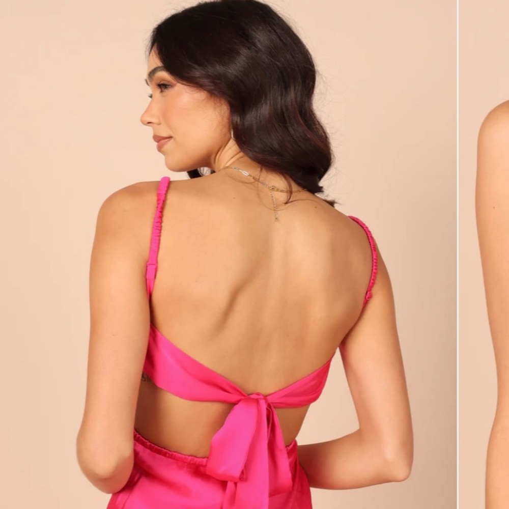 MIDI pink dress from Petal and Pup